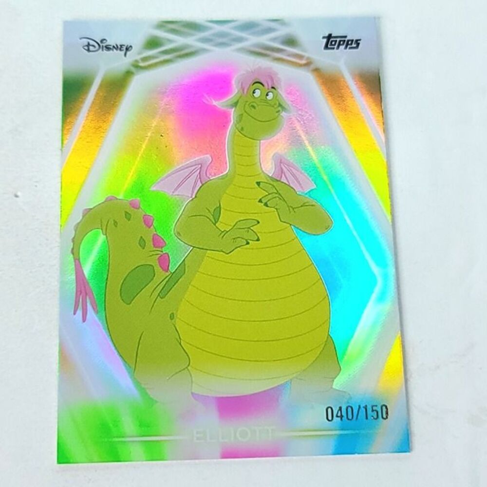 Elliott Topps 2026 Disney Neon Holo Parallel Refractor Limited 040/150